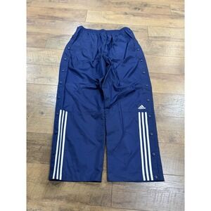 Vintage Y2k Adidas Baggy Track Pants XL Blue Wide Leg Breakaway 2002